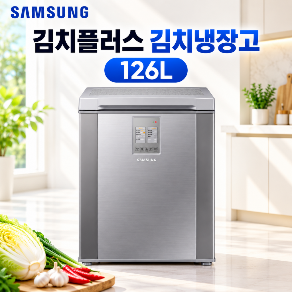 삼성전자 김치플러스 126L 뚜껑형 김치냉장고 방문설치 제품 이미지
