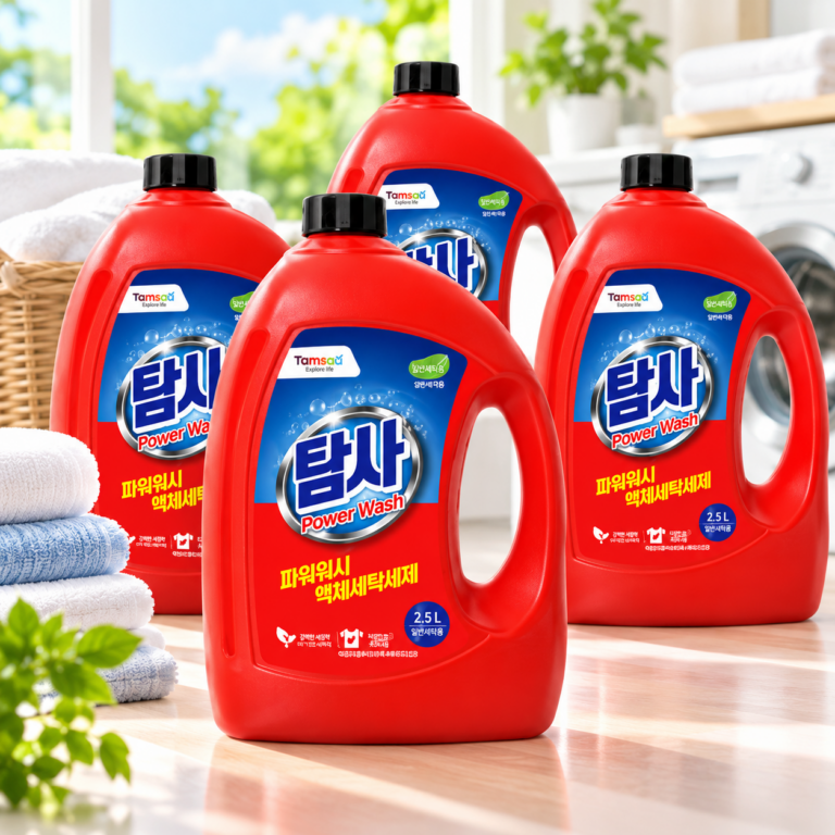 탐사 파워워시 액체세제 2.5L 4개 일반세탁용 대용량 세탁세제