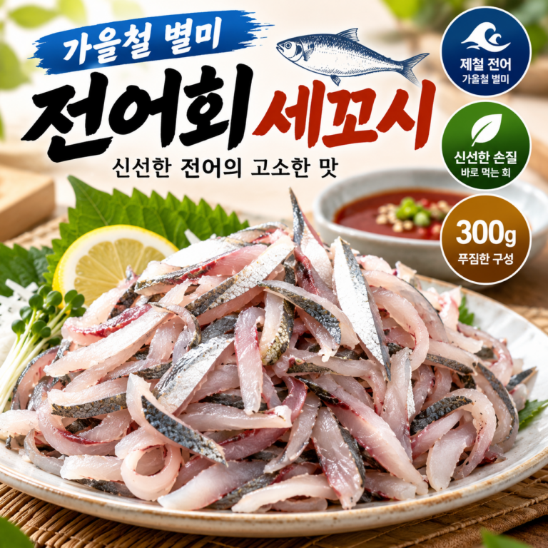 전어회 세꼬시 300g 가격과 구성 및 구매 정보
