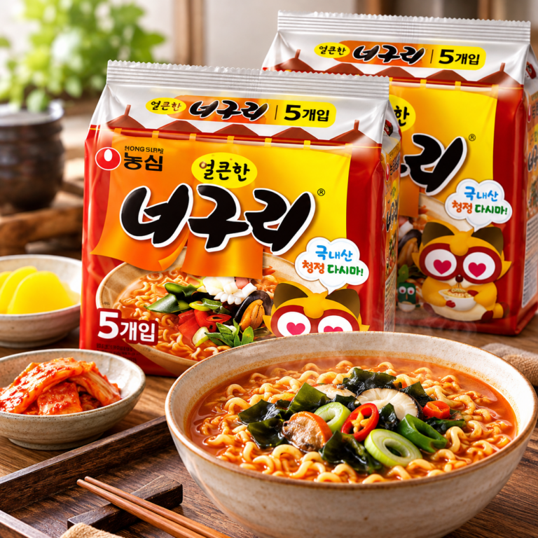 농심 너구리 얼큰한맛 120g 10개입 가격과 특징