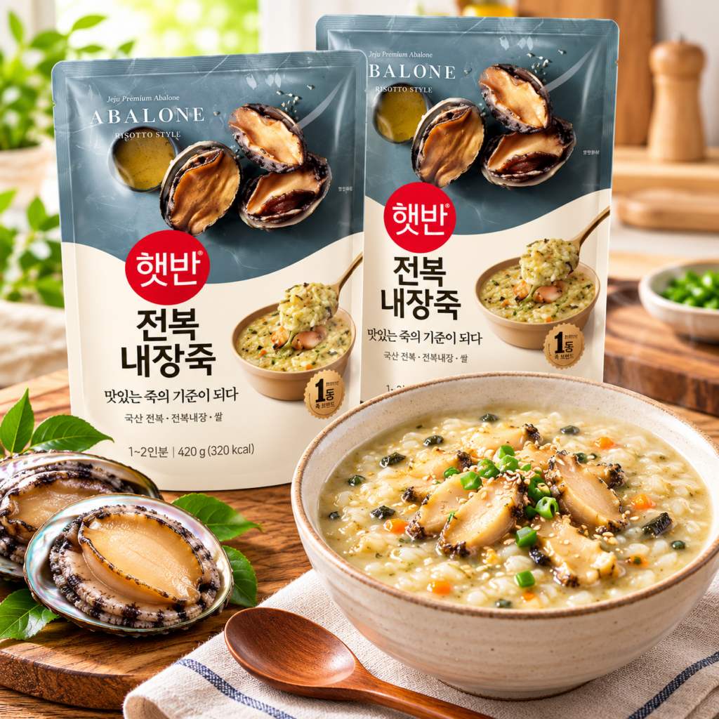 햇반 전복내장죽 420g 2개입 가격과 구성 정보 제품 이미지